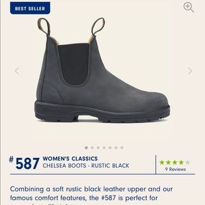 Blundstone Classic boots in Rustic Black